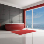 Small Bathroom Renovation Ideas Inspirations Perth VIP Bathrooms Contemporary Red Bath